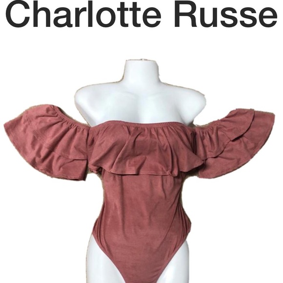 Charlotte Russe Tops - Charlotte Russe Stretch Knit Bodysuit SIZE S